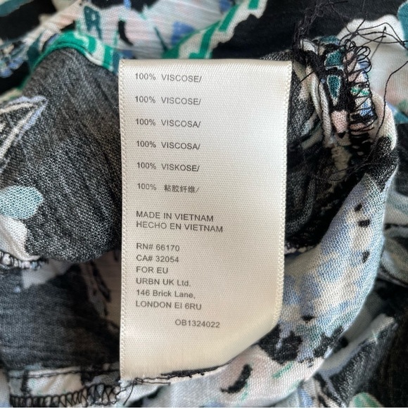 Free People | Good Vibrations Button Down Hawaiian Floral Print Top - Picture 9 of 12